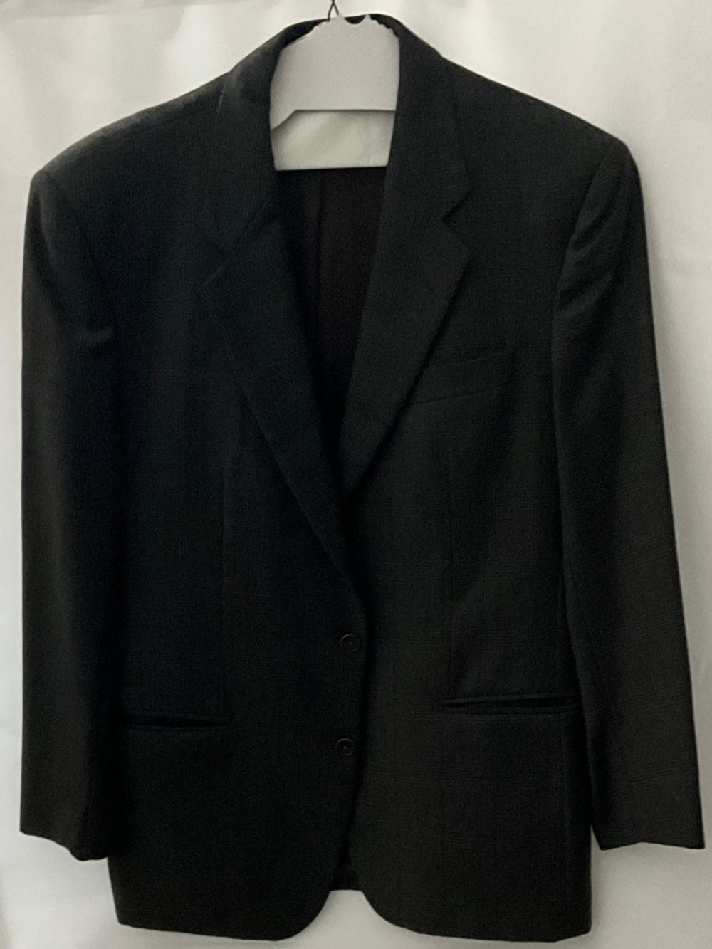 Lubiam Black Men's Two-Button Suit Jacket